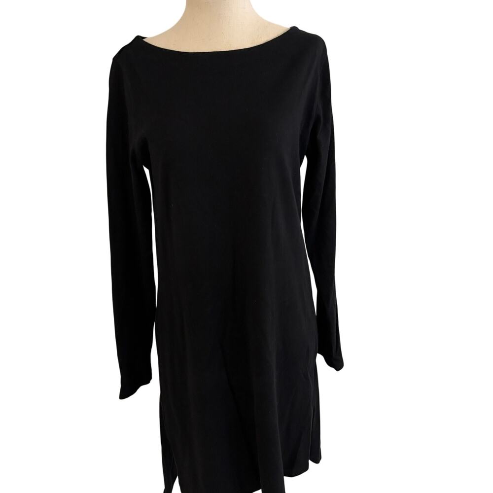 Comme Ca Peut Acteur Tristesse black Dress 100% Cotton Small
